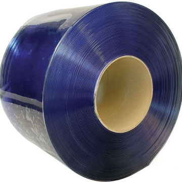 Màn nhựa PVC âm lạnh kho đông (200x2mm-xanh trong trơn)